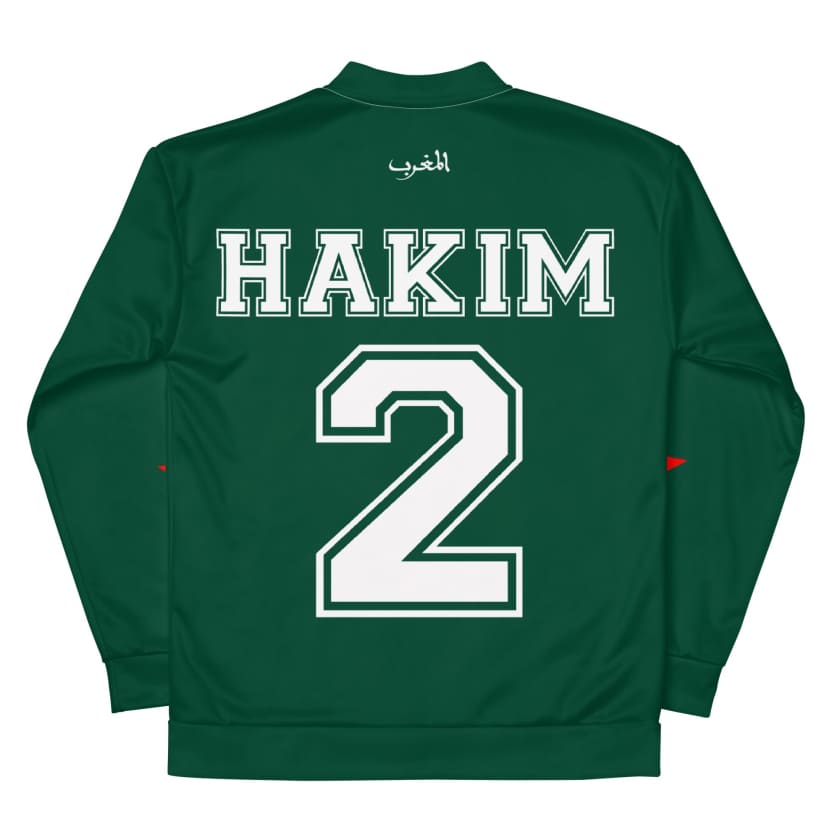 Survêtement Veste Foot Maroc personnalisé prénom + numéro