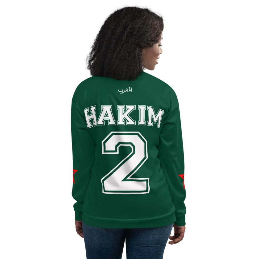 Survêtement Veste Foot Maroc personnalisé prénom + numéro