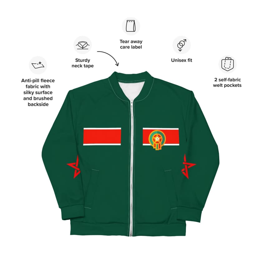 Survêtement Veste Foot Maroc personnalisé prénom + numéro