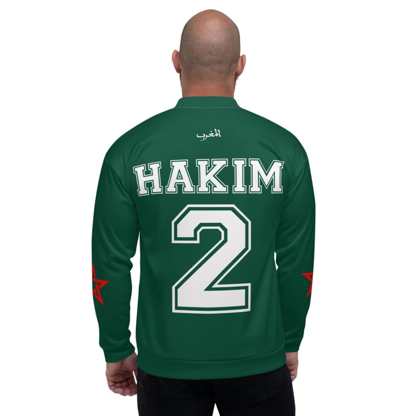 Survêtement Veste Foot Maroc personnalisé prénom + numéro