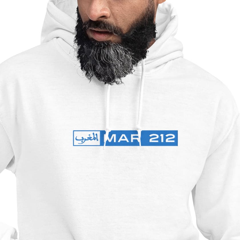 Sweat à capuche Almaghrib MAR 212 Brodé