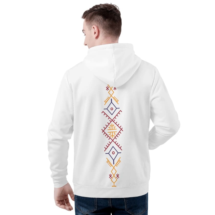 Sweat à capuche Amaziber Blanc