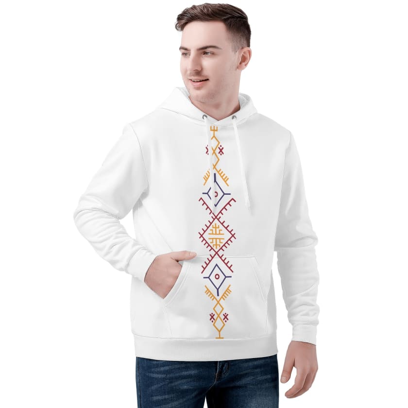 Sweat à capuche Amaziber Blanc