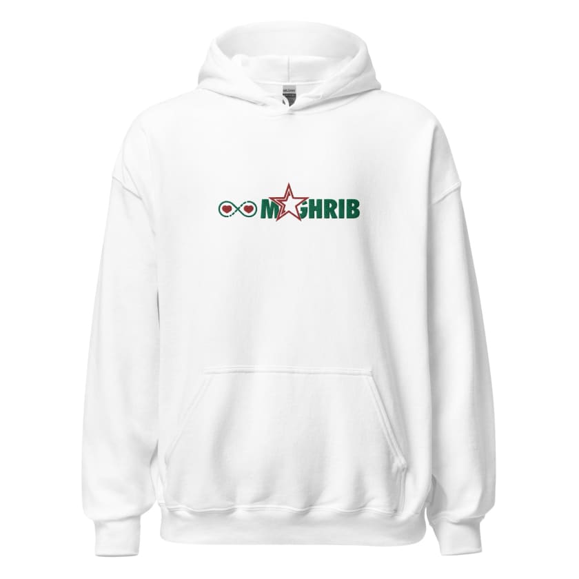 Sweat à capuche brodé Love Maghrib infini