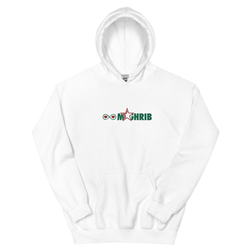 Sweat à capuche brodé Love Maghrib infini
