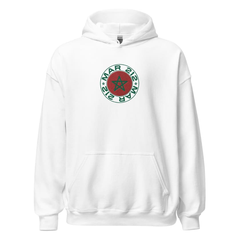 Sweat à capuche drapeau Maroc MAR212 brodé