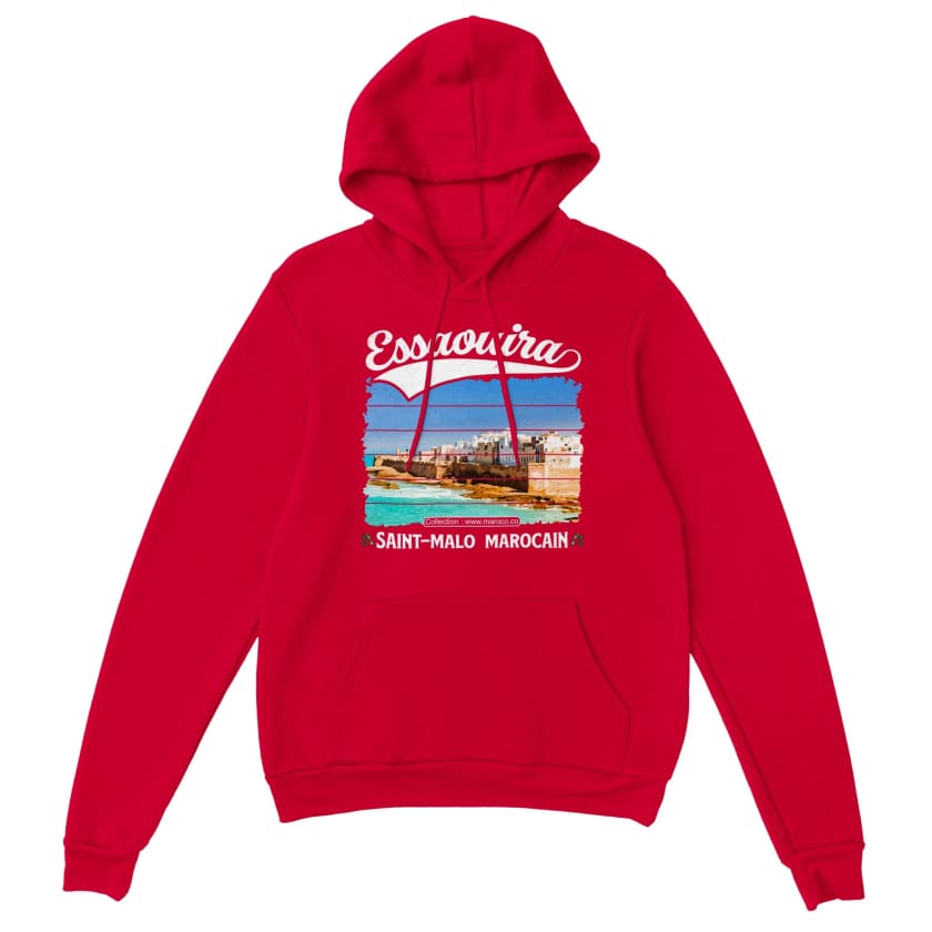 Sweat à capuche Essaouira Saint-Malo Marocain ville du Maroc