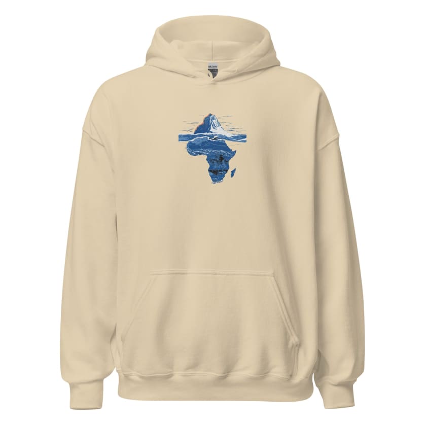Sweat à capuche iceberg Africa oversize Brodé