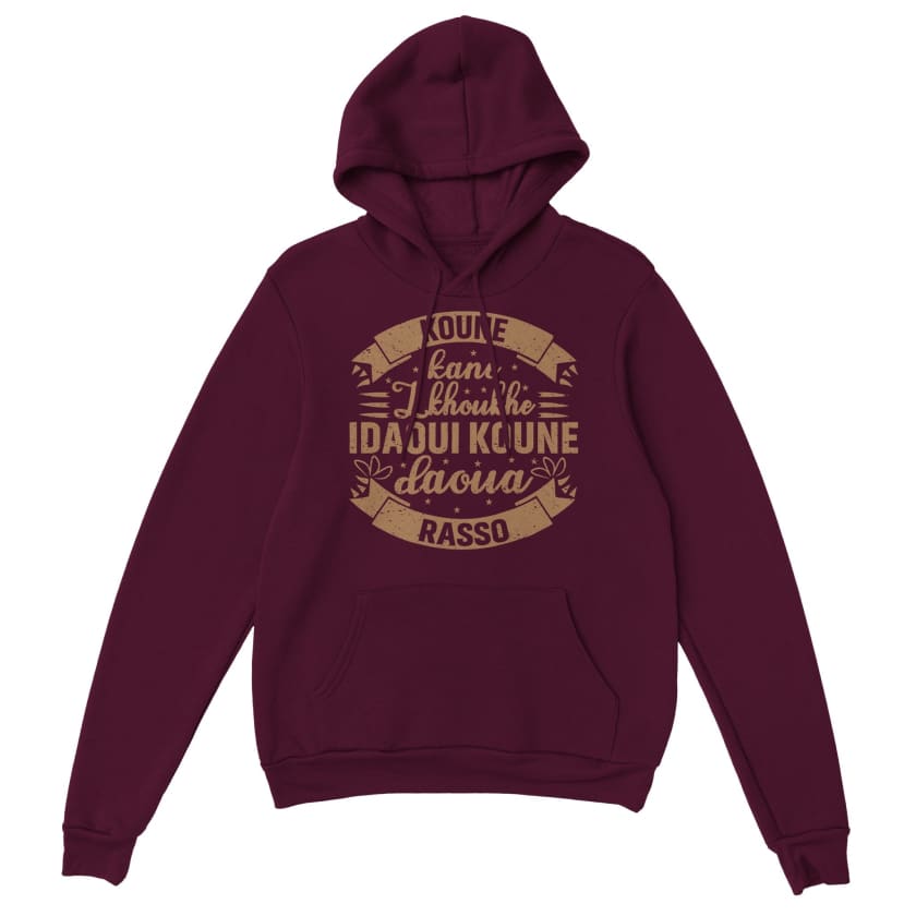 Sweat à capuche Koune kane lkhoukhe idaoui koune daoua rasso