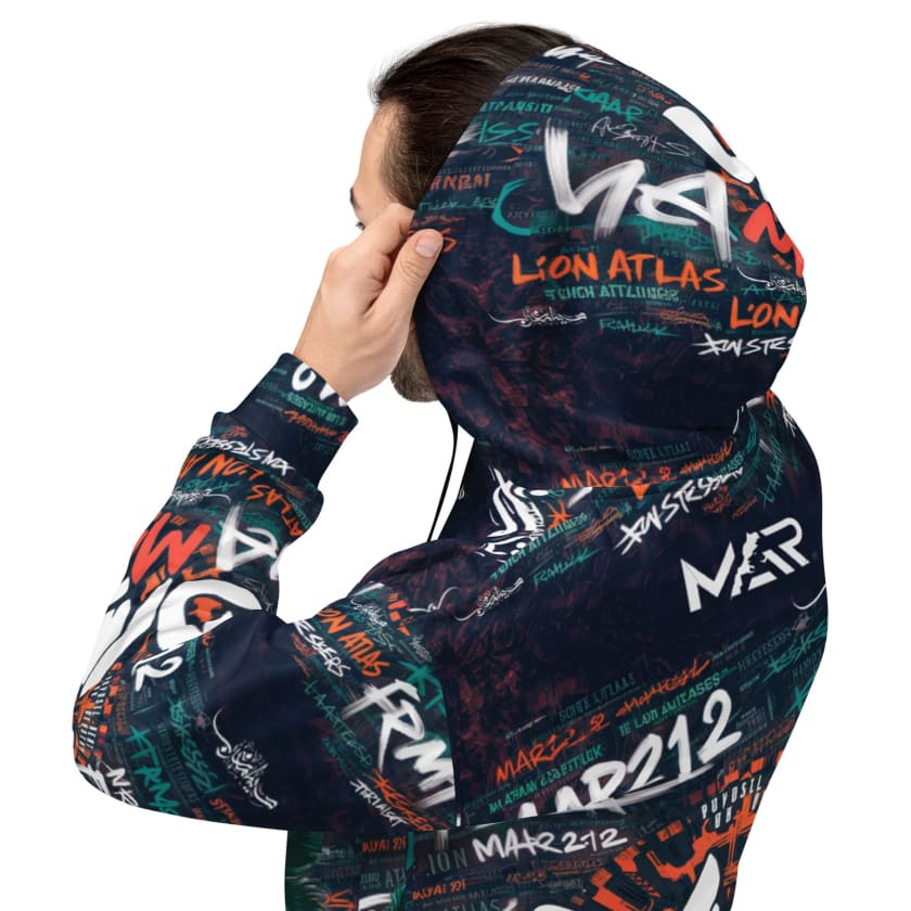 Sweat à Capuche Lion Atlas Morocco Unisexe