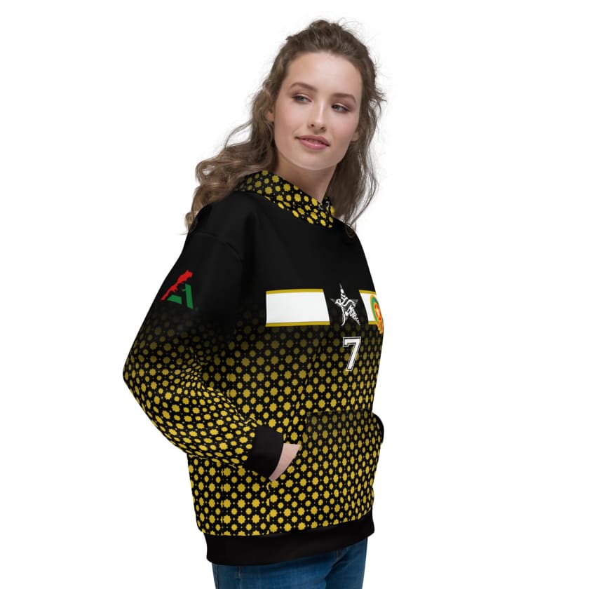 Sweat à Capuche Maillot Maroc personnalisé prénom