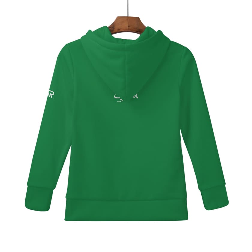 Sweat à Capuche Maillot Maroc vert M212 enfant Unisexe