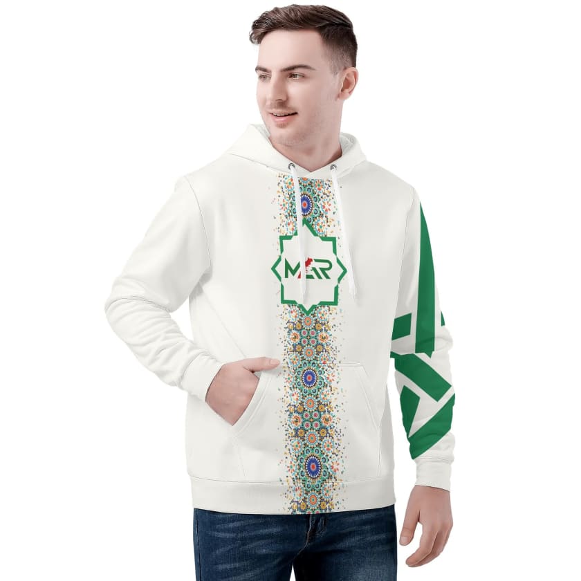 Sweat à Capuche MAR blanc Stellar Sleeve