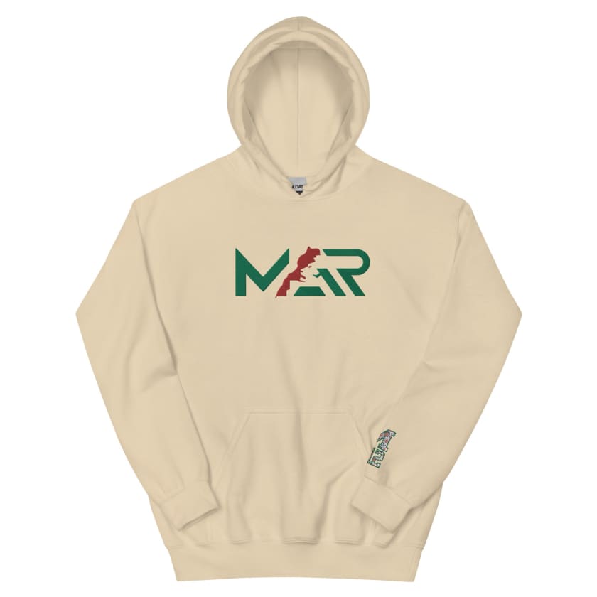 Sweat à capuche MAR brodé