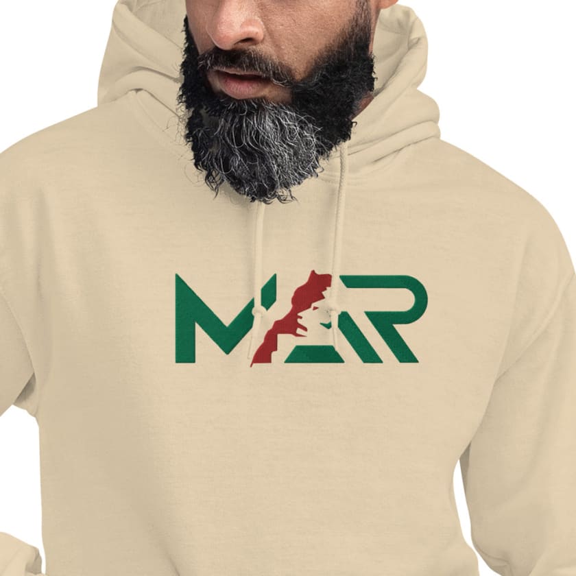 Sweat à capuche MAR brodé