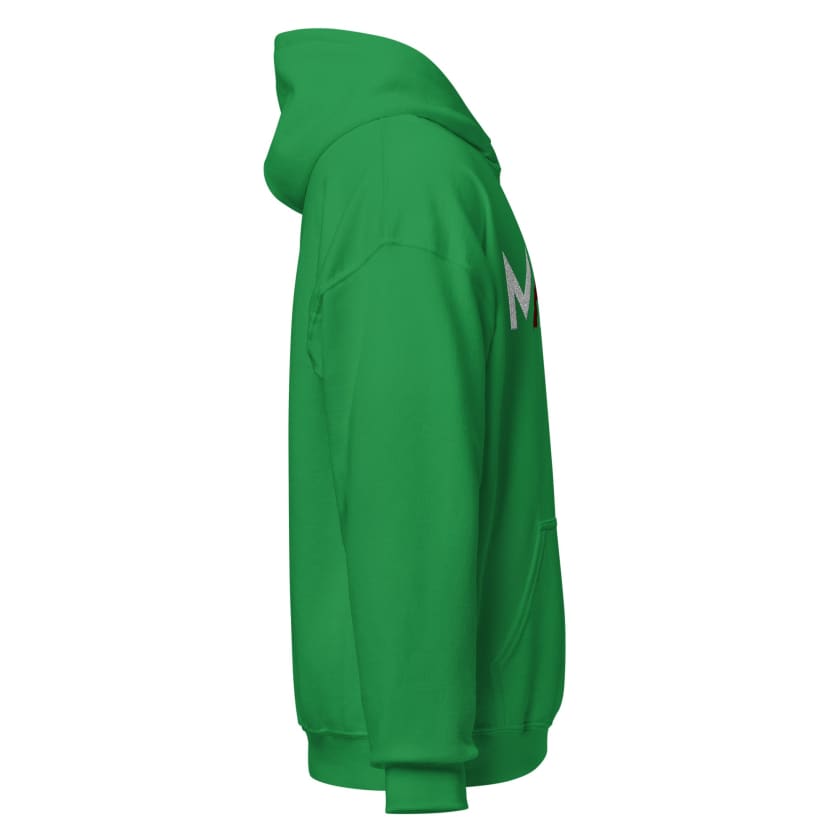 Sweat à capuche MAR brodé vert