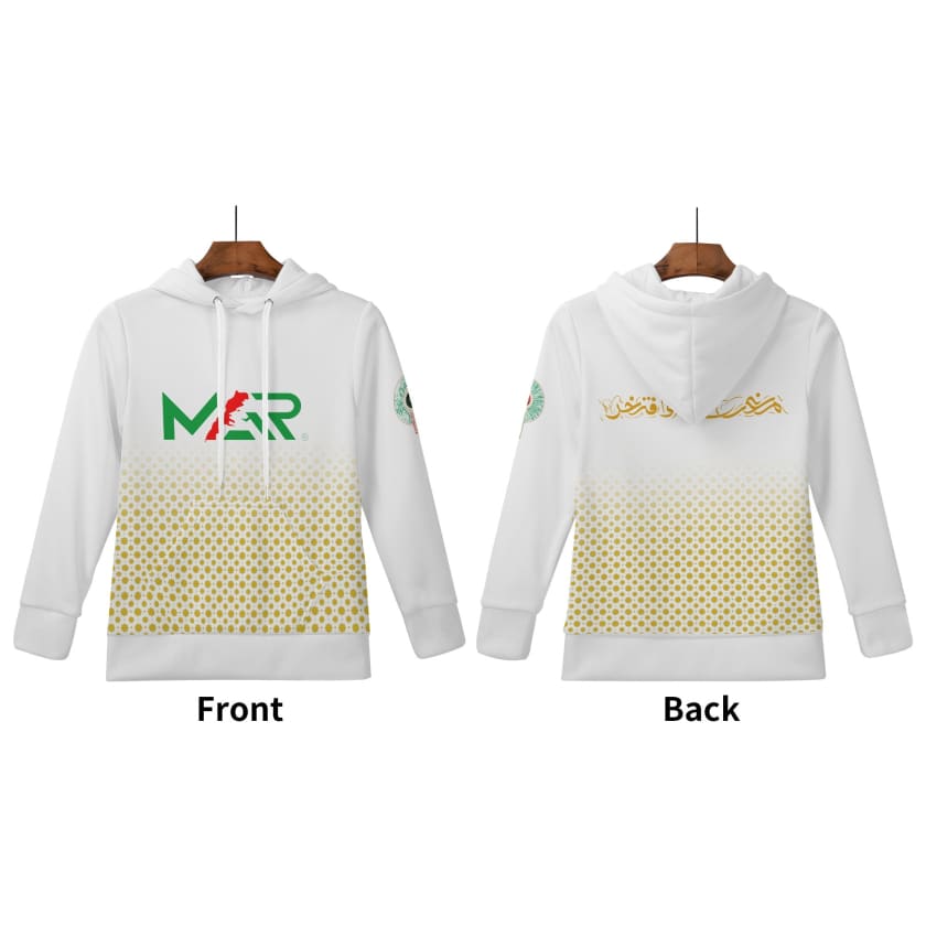 Sweat à capuche MAR design Marocain Fier calligraphie arabe