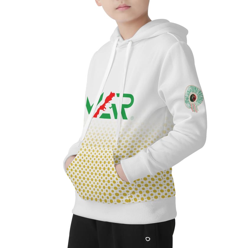 Sweat à capuche MAR design Marocain Fier calligraphie arabe