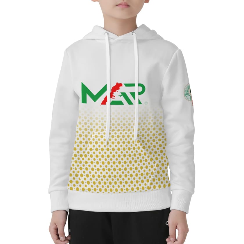 Sweat à capuche MAR design Marocain Fier calligraphie arabe