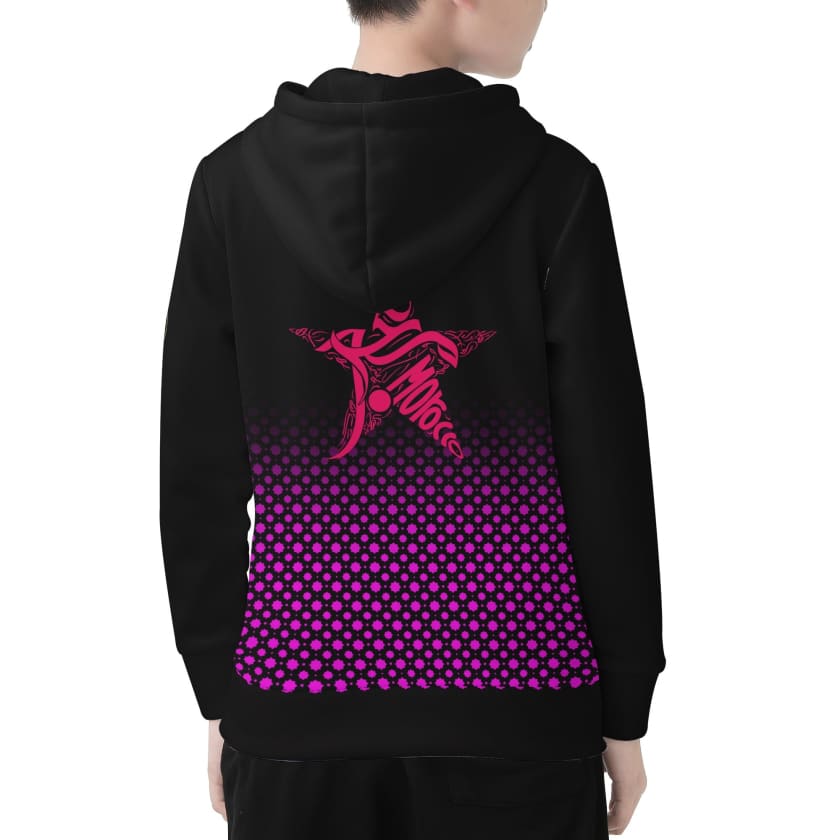 Sweat à capuche MAR étoile Morocco Noir pour enfant