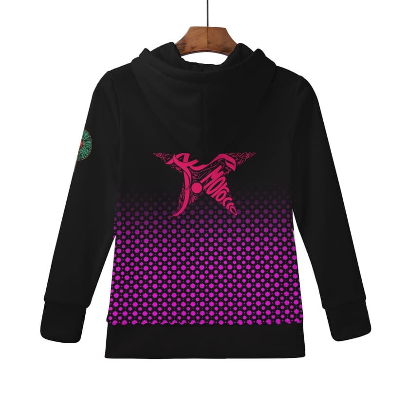 Sweat à capuche MAR étoile Morocco Noir pour enfant