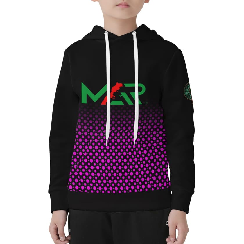 Sweat à capuche MAR étoile Morocco Noir pour enfant
