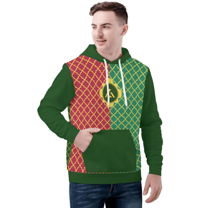 Maillot Officiel Supporter Maroc CAN - Sweat à Capuche Avec Drapeau Et Nom Du Pays - 9