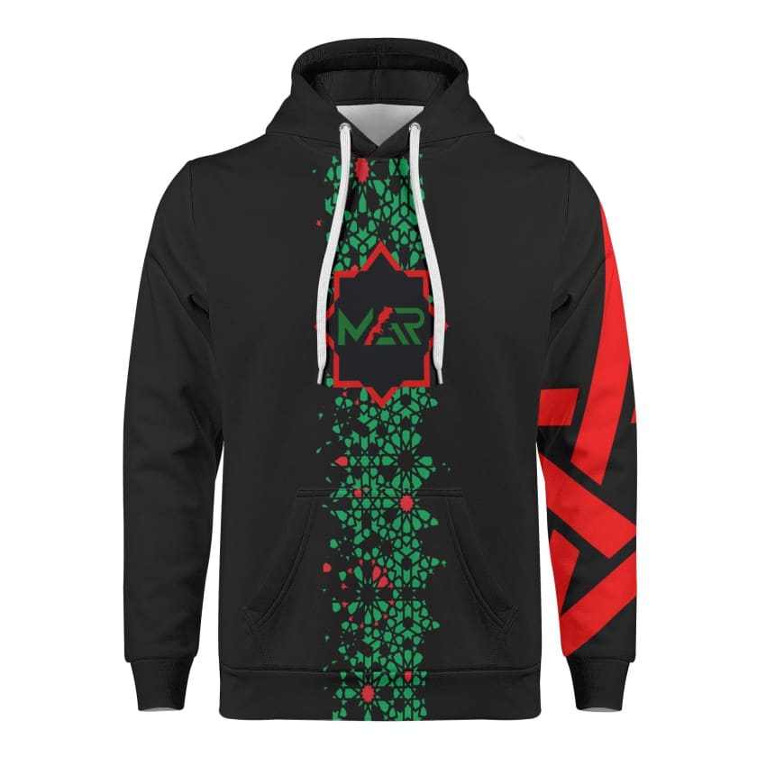 Sweat à Capuche MAR noir Stellar Sleeve