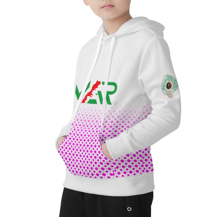 Sweat à Capuche MAR supporter Maroc pour enfant Unisexe
