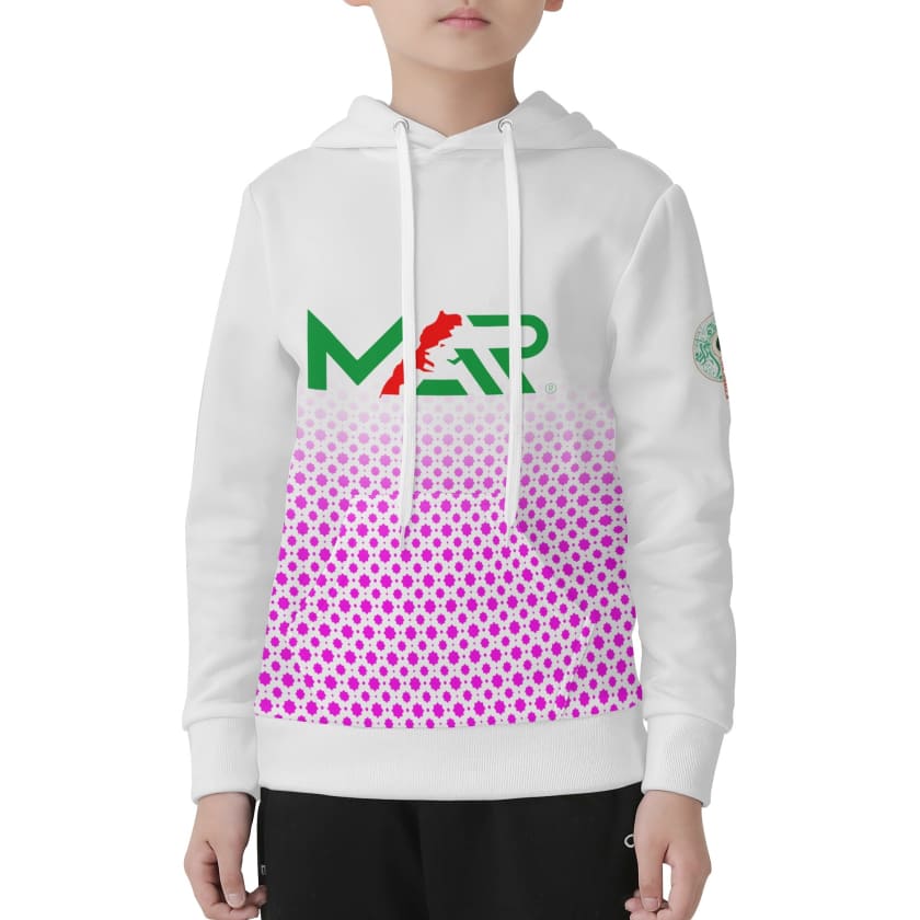 Sweat à Capuche MAR supporter Maroc pour enfant Unisexe