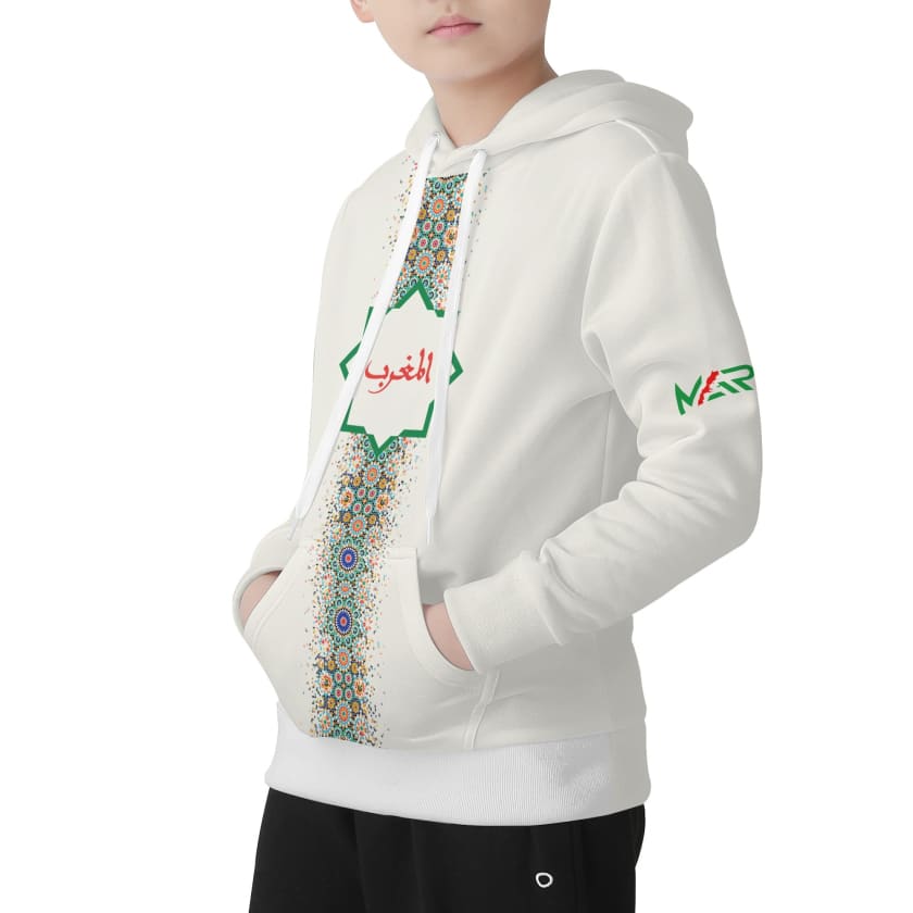 Sweat à Capuche Maroc pour enfant Unisexe zellige