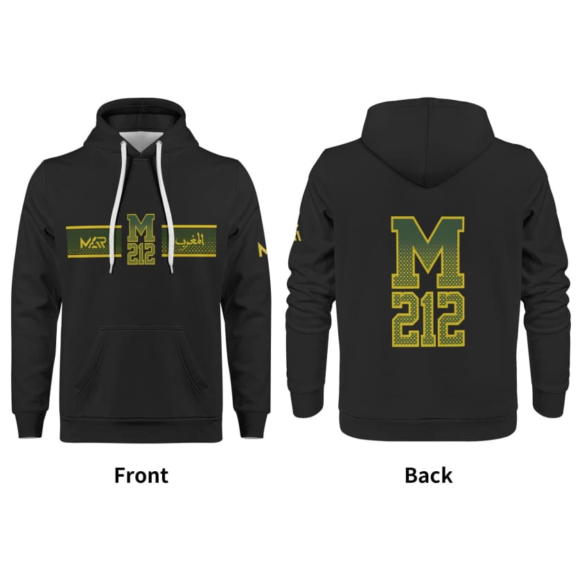 Sweat à capuche Noir M212