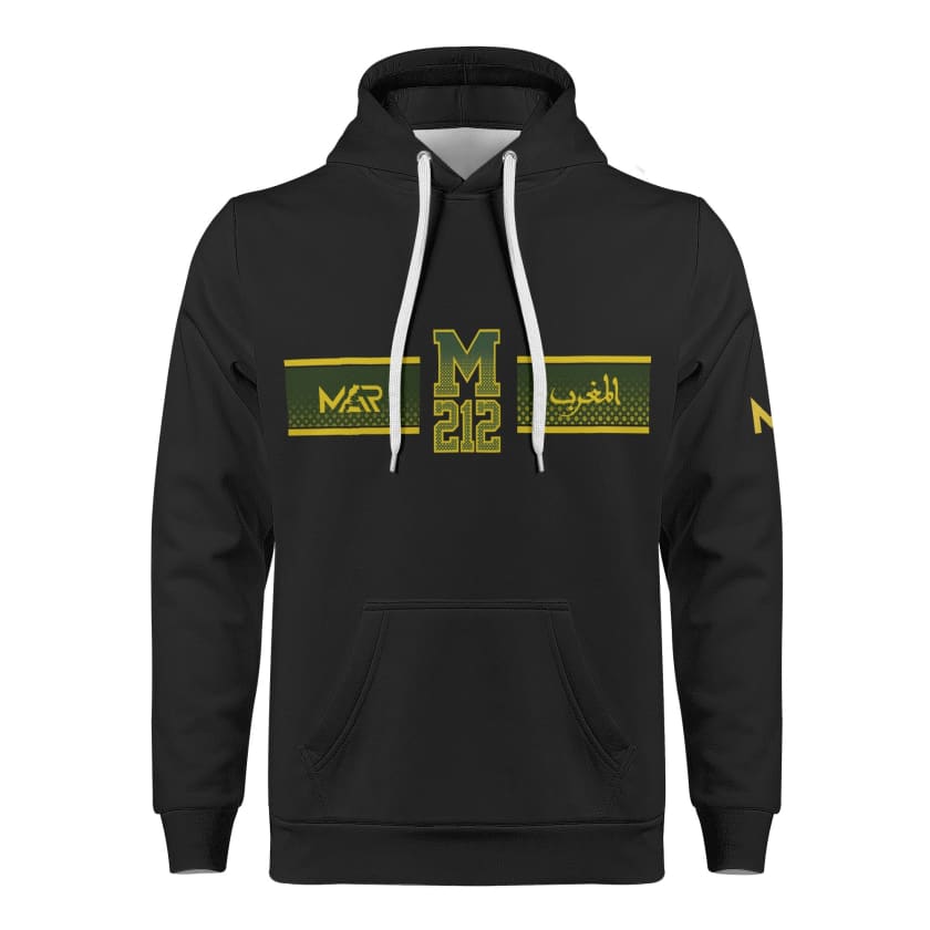 Sweat à capuche Noir M212