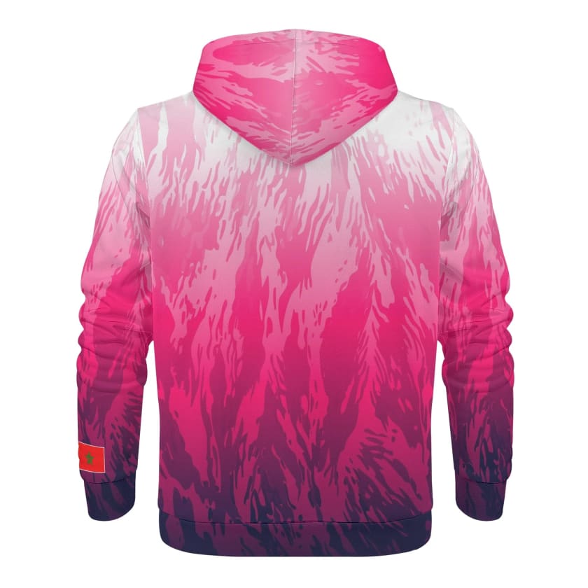 Sweat à Capuche Rose Morocco