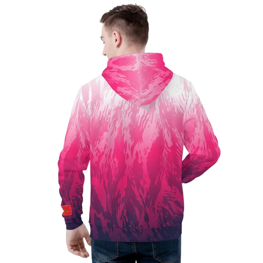 Sweat à Capuche Rose Morocco