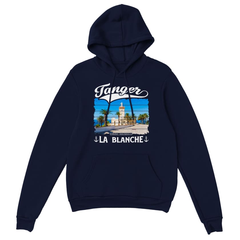 Sweat à capuche Tanger la blanche ville du Maroc