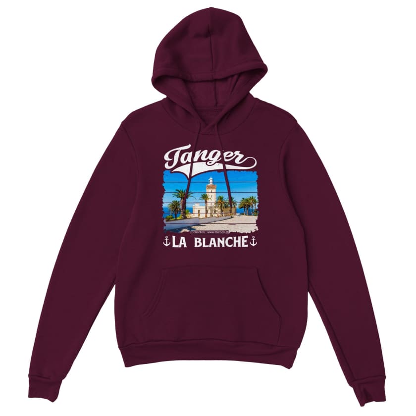 Sweat à capuche Tanger la blanche ville du Maroc