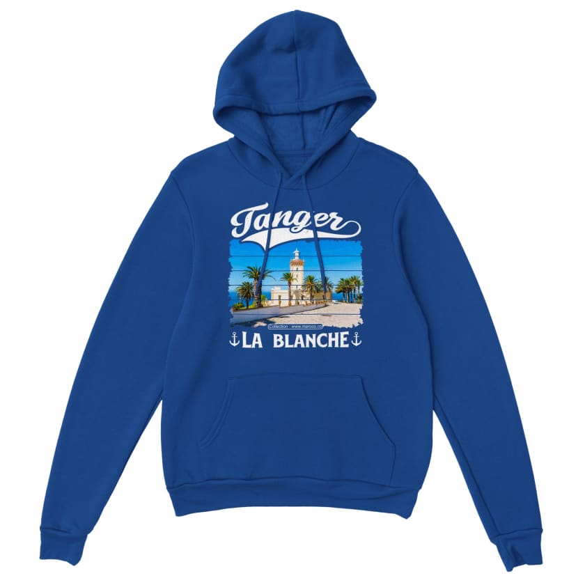 Sweat à capuche Tanger la blanche ville du Maroc