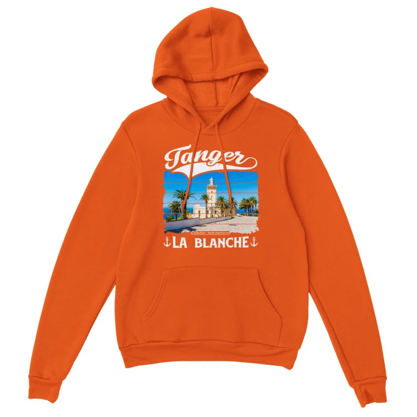 Sweat à capuche Tanger la blanche ville du Maroc