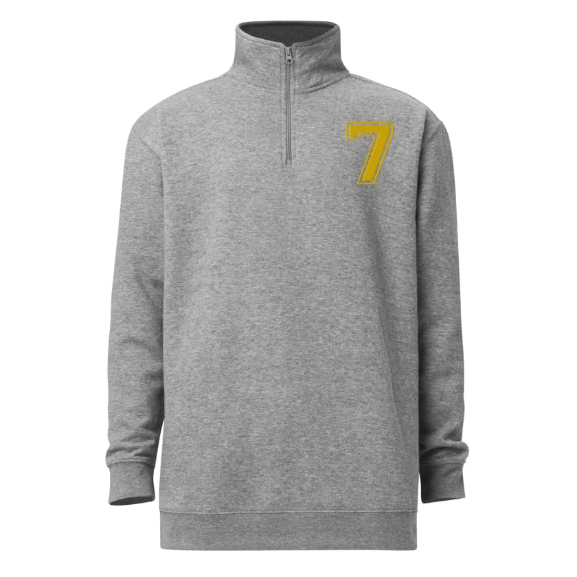 Sweat en molleton Numéro 7 brodé M212 unisexe