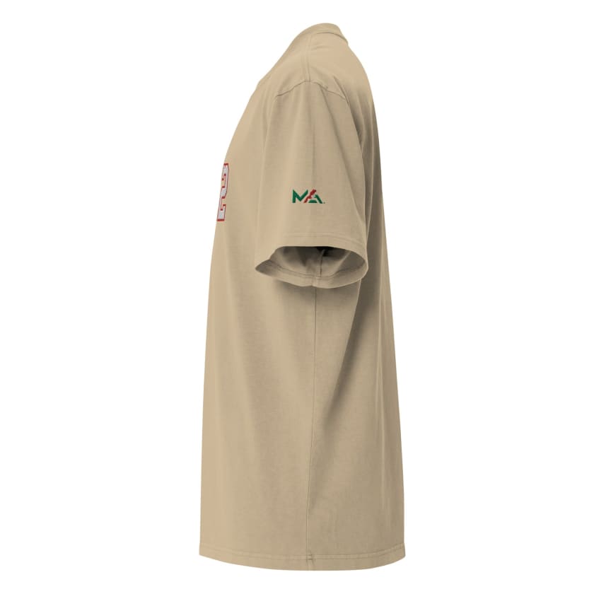 T-shirt 212 Brodé oversize délavé