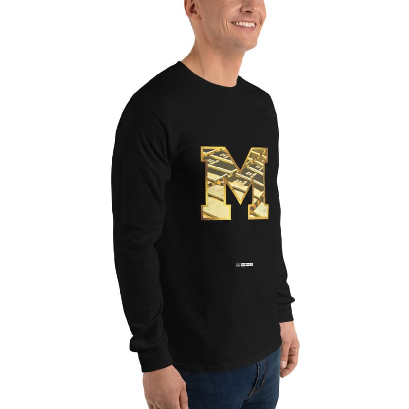 T-shirt à manches longues M Gold Unisexe