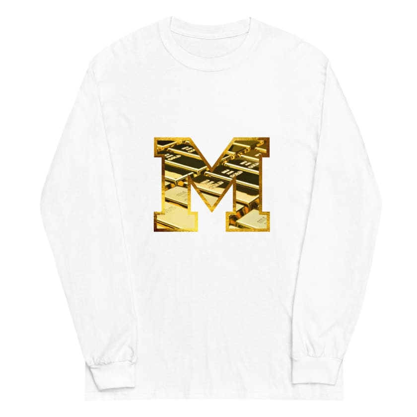 T-shirt à manches longues M Gold Unisexe