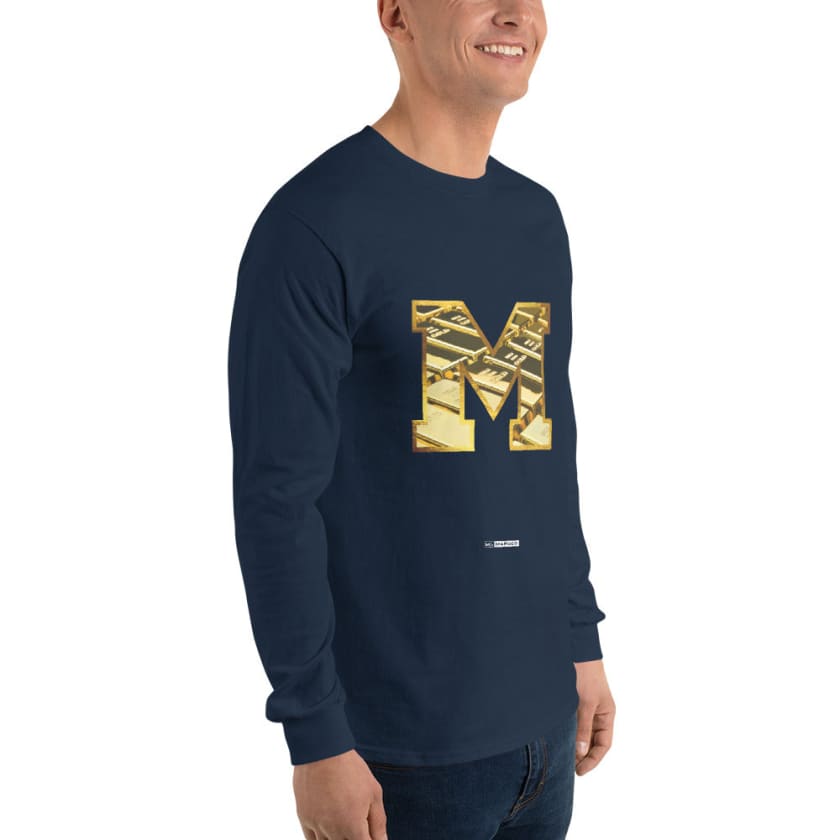 T-shirt à manches longues M Gold Unisexe