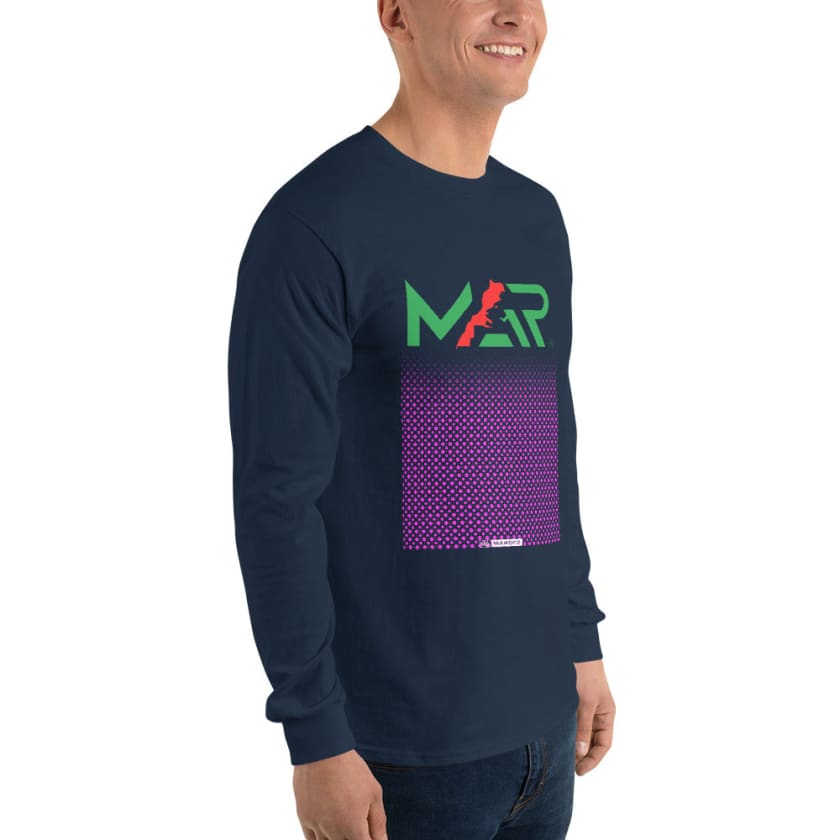 T-shirt à manches longues MAR AsproMa Rose unisexe