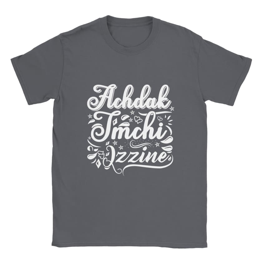 T-shirt Achdak tmchi lzzine unisexe