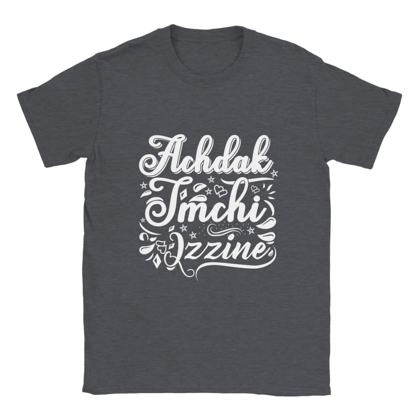 T-shirt Achdak tmchi lzzine unisexe