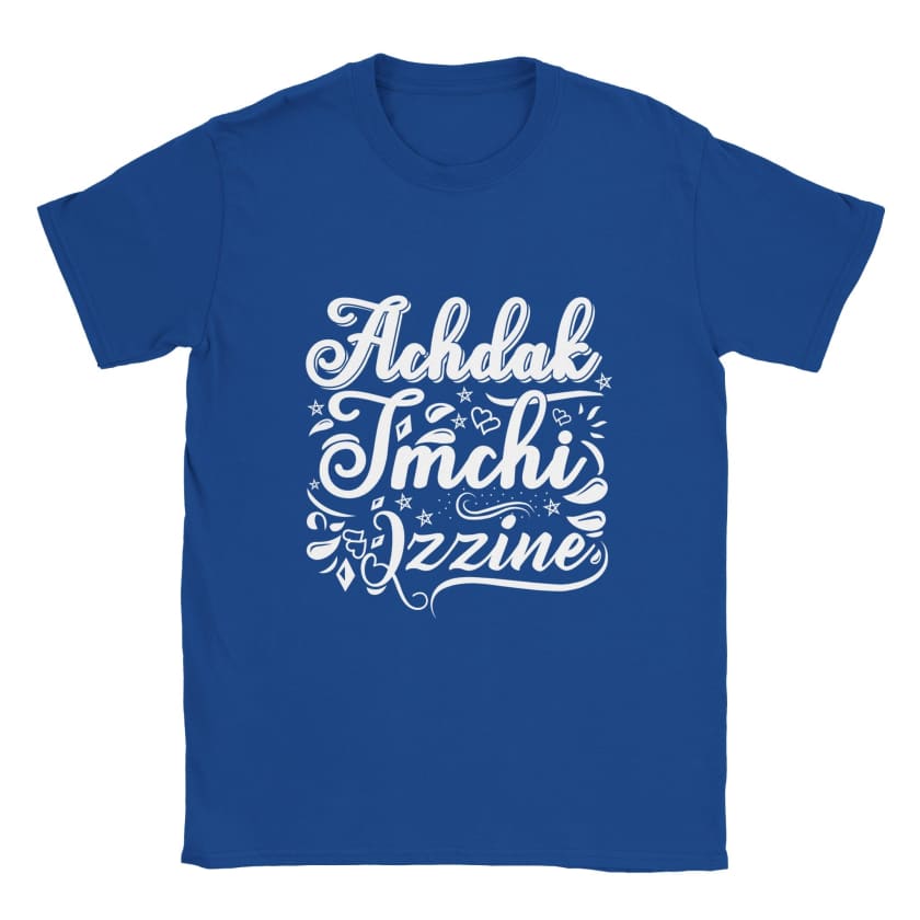 T-shirt Achdak tmchi lzzine unisexe
