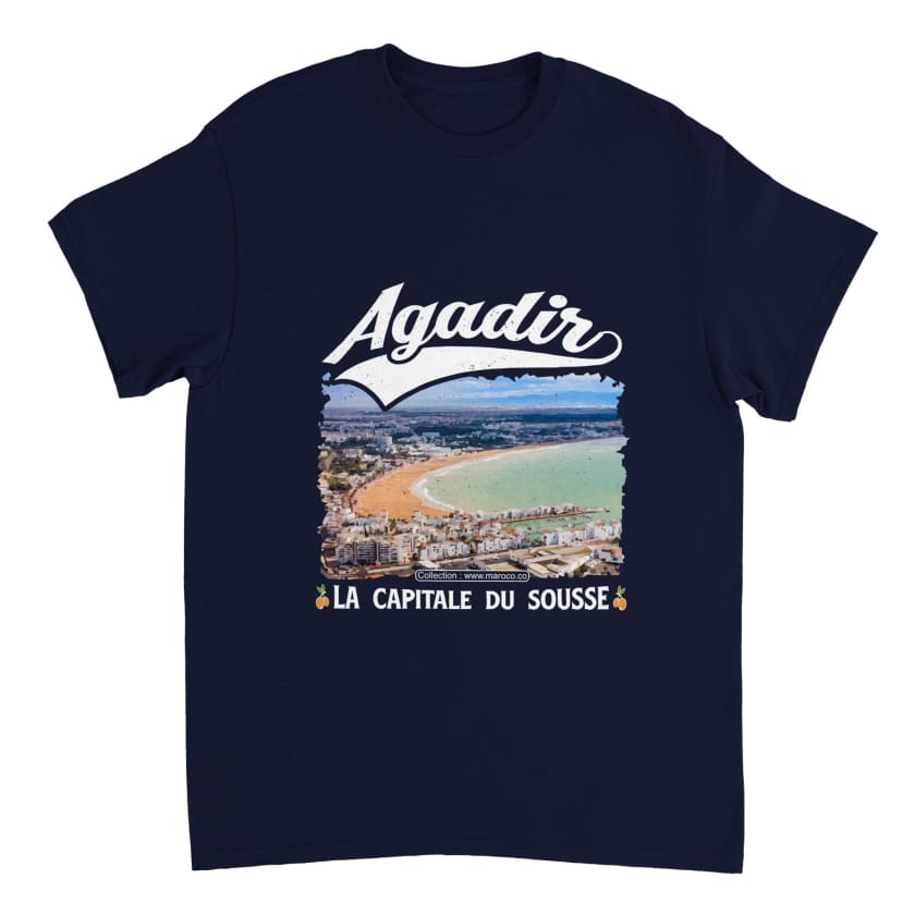 T-shirt Agadir la capitale du Sousse ville du Maroc