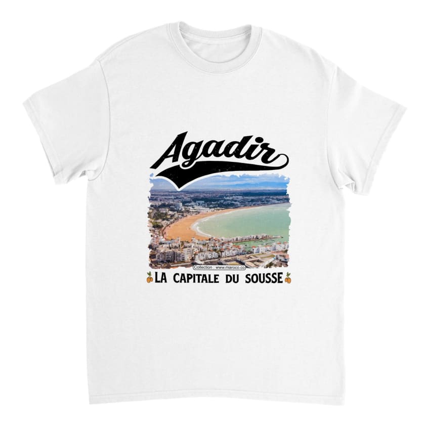 T-shirt Agadir la capitale du Sousse ville du Maroc